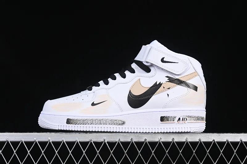 All Categories Nk Air Force 1 Air Force Series Nk Air Force 1 Mid Air Force Mid Nk Air Force 1'07 Mid Broken Hook Inkjet Painting Second Dimension Theme Air Force One Mid Casual Sneakers ZH0316-058